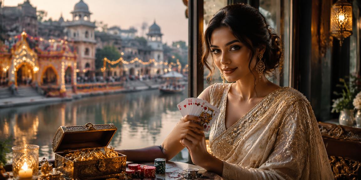 সোনারগাঁওয়ে ace44 পোকার গেম এবং শাড়ি পরিহিত খেলোয়াড় প্রোমোশন